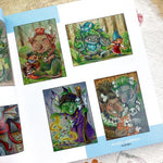 ATC It Up With Friends - Volume 1 - Goblins, Golems, Imps & Trolls - Community Collaborative Art Book interior