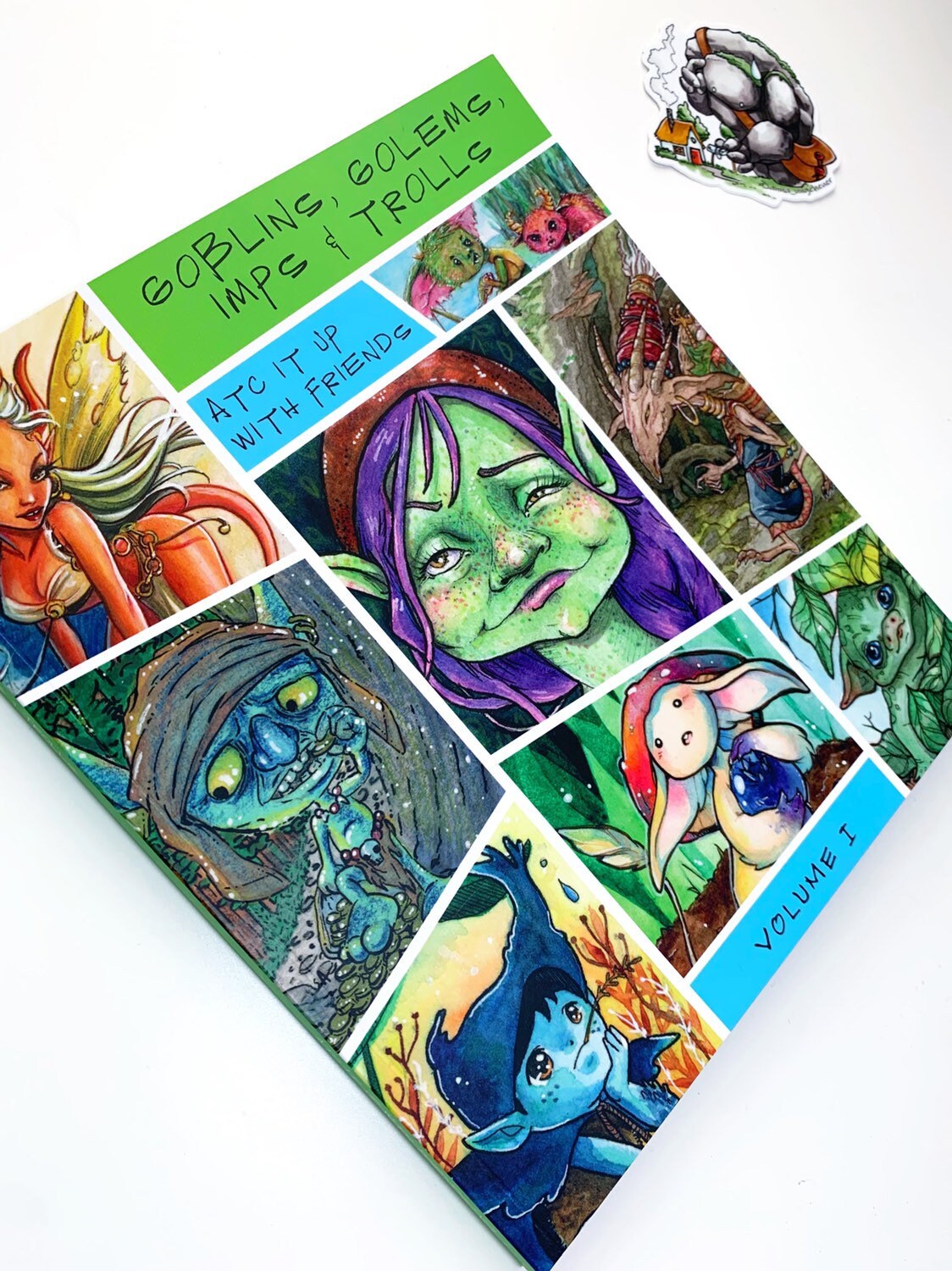 ATC It Up With Friends - Volume 2 - Among the Toadstools - Community Collaborative ACEO Art Book Alt