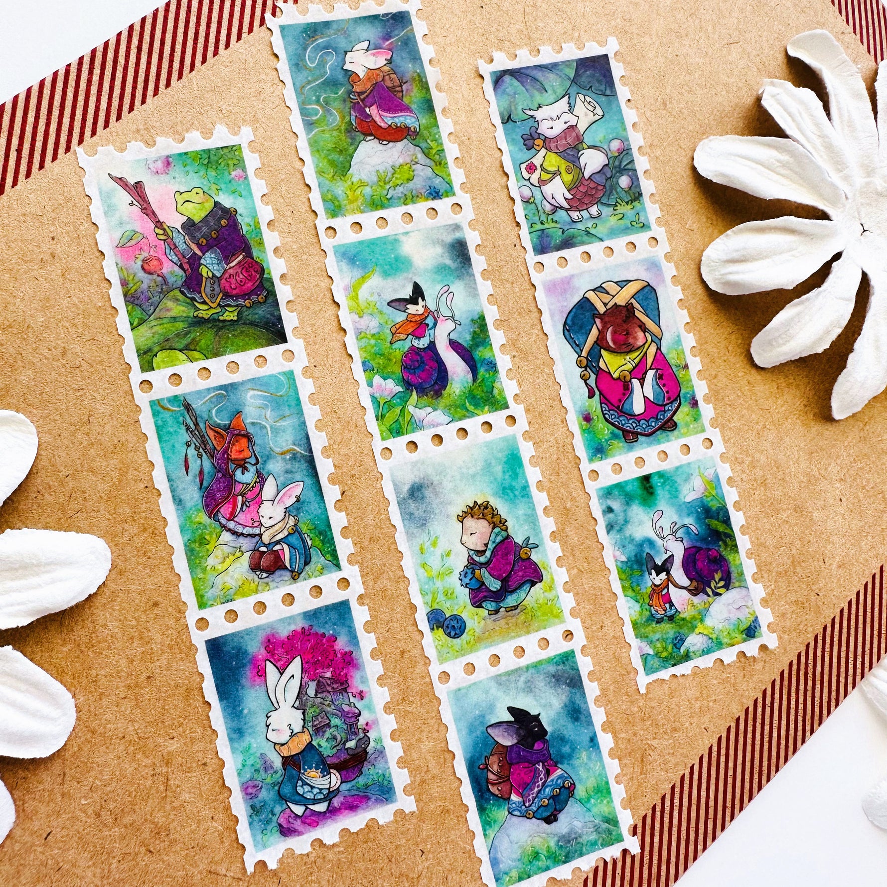 Adventure Awaits - Stamp Style Washi Tape Full View 2