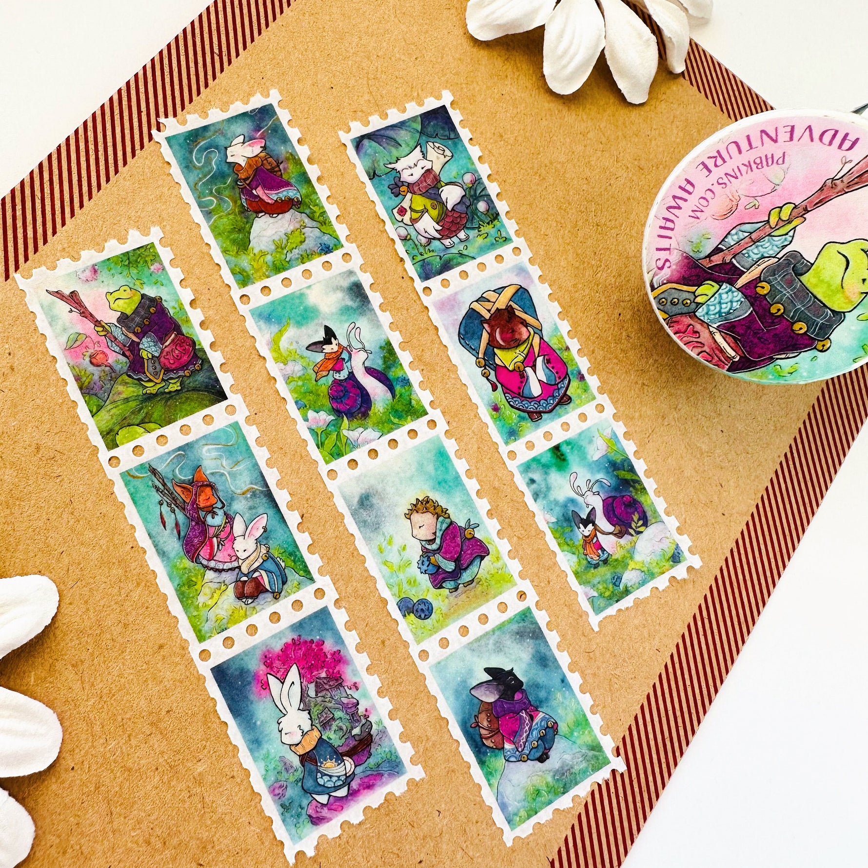 Adventure Awaits - Stamp Style Washi Tape Full View 4