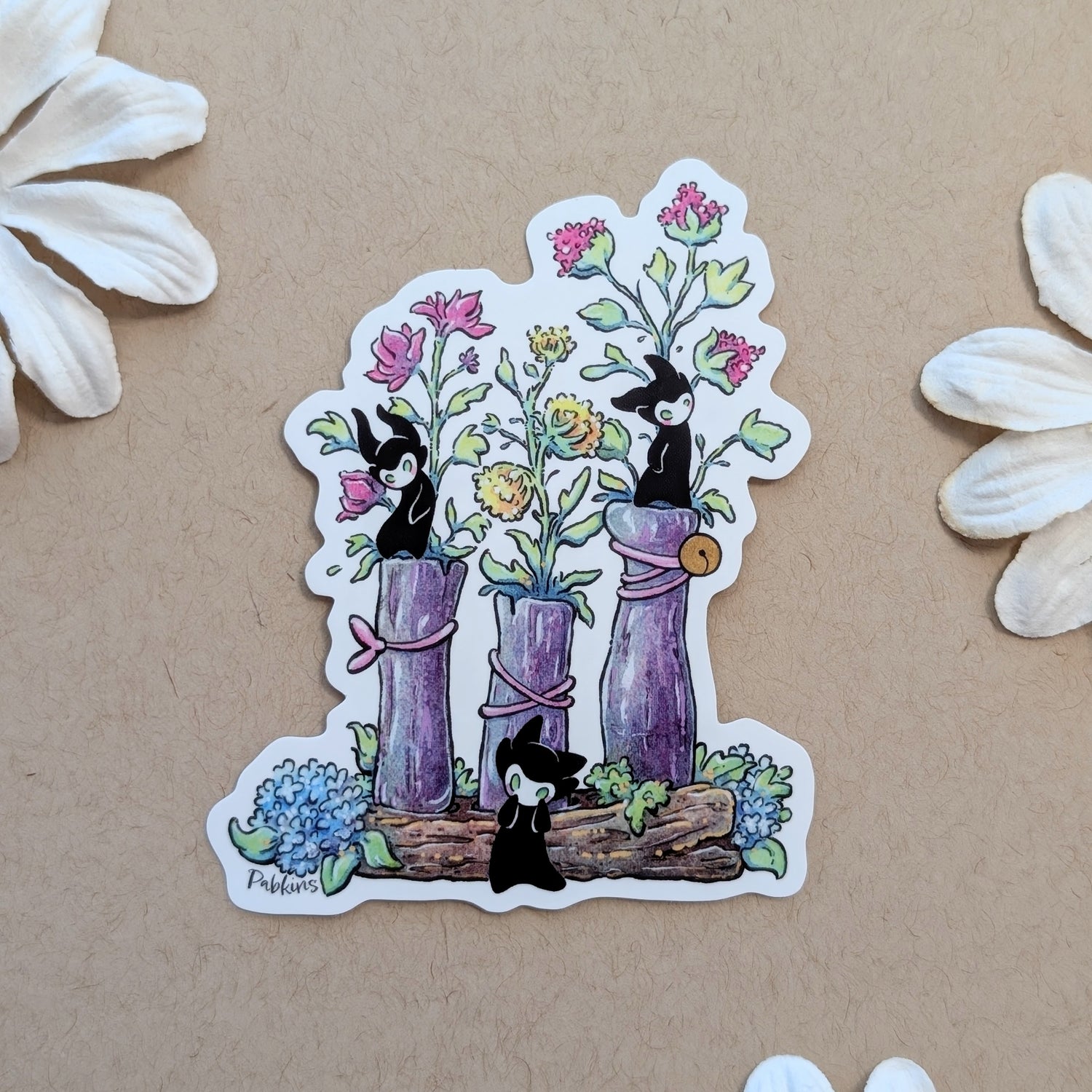 All the Pretty Flowers - Vinyl Sticker