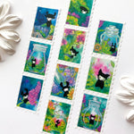 Among the Flowers - Stamp Style Washi Tape alt view
