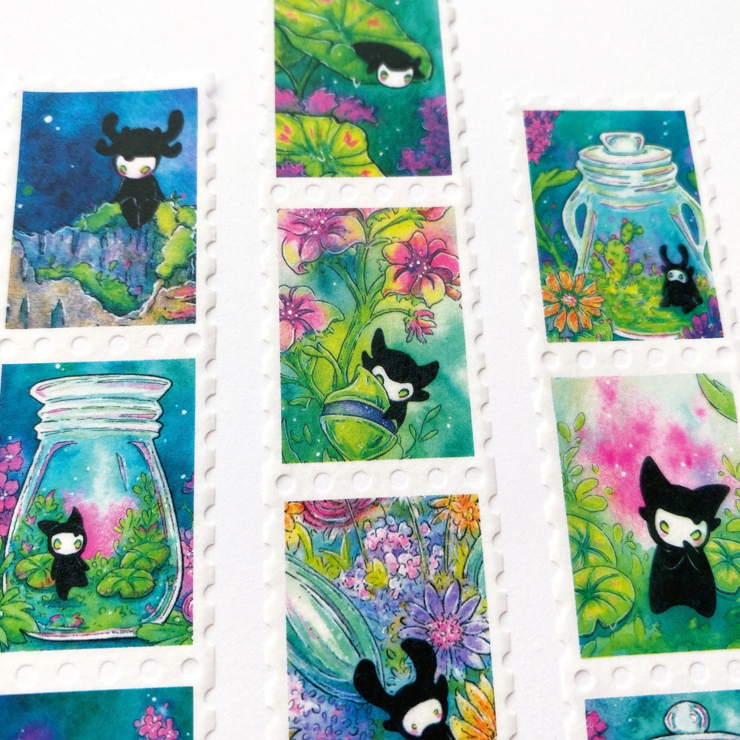 Among the Flowers - Stamp Style Washi Tape alt view 2