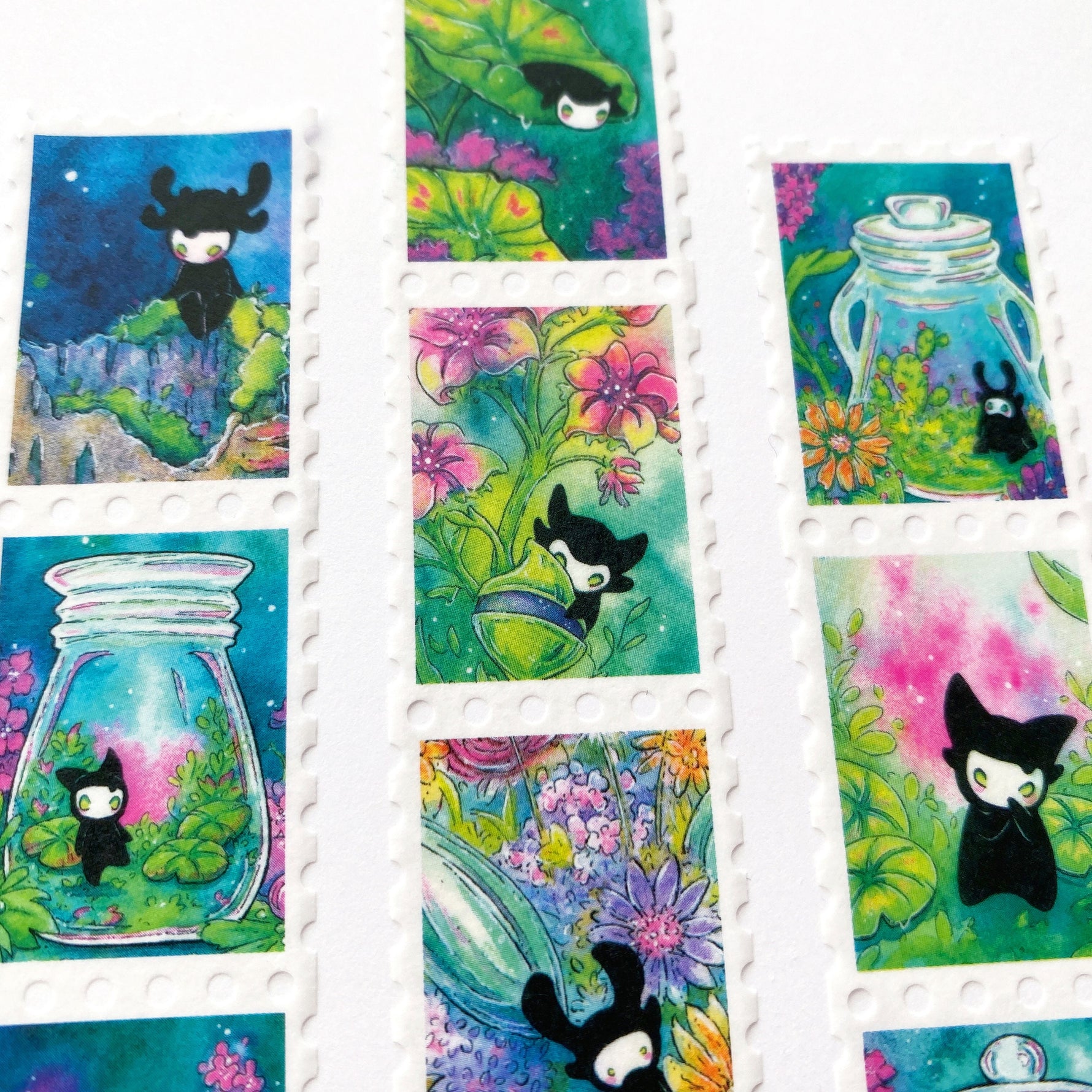 Among the Flowers - Stamp Style Washi Tape alt view 2
