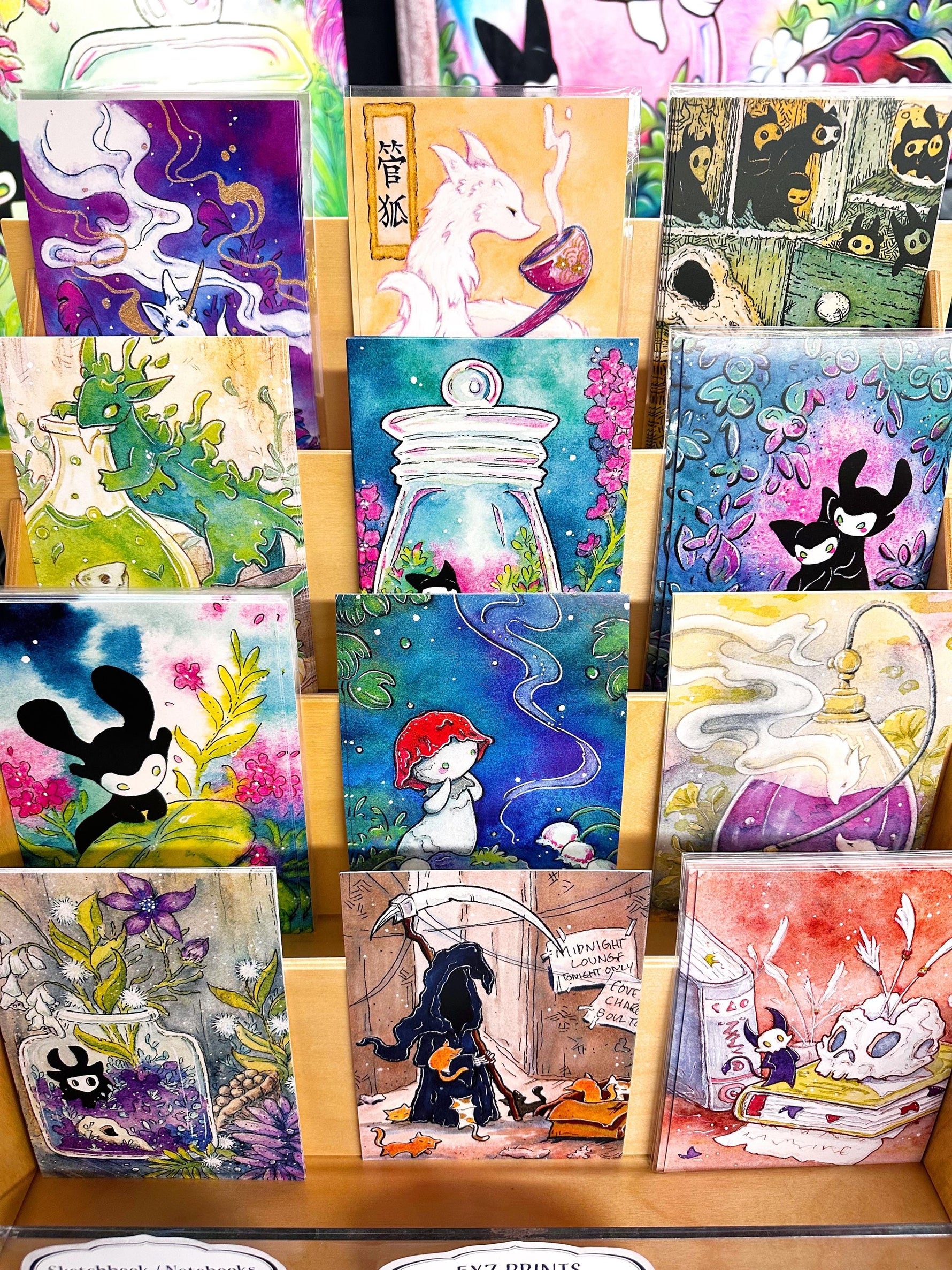 Art Print Variety Pack - 5 x 7 inch, fantasy, science fiction, magical creatures