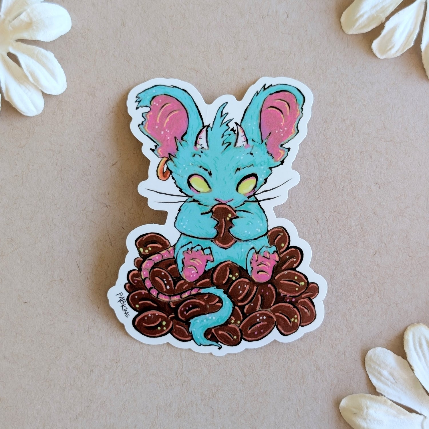 Bean Fiend - Vinyl Sticker