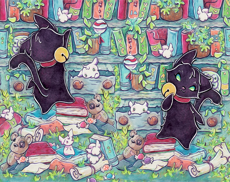 Cats catching Mice