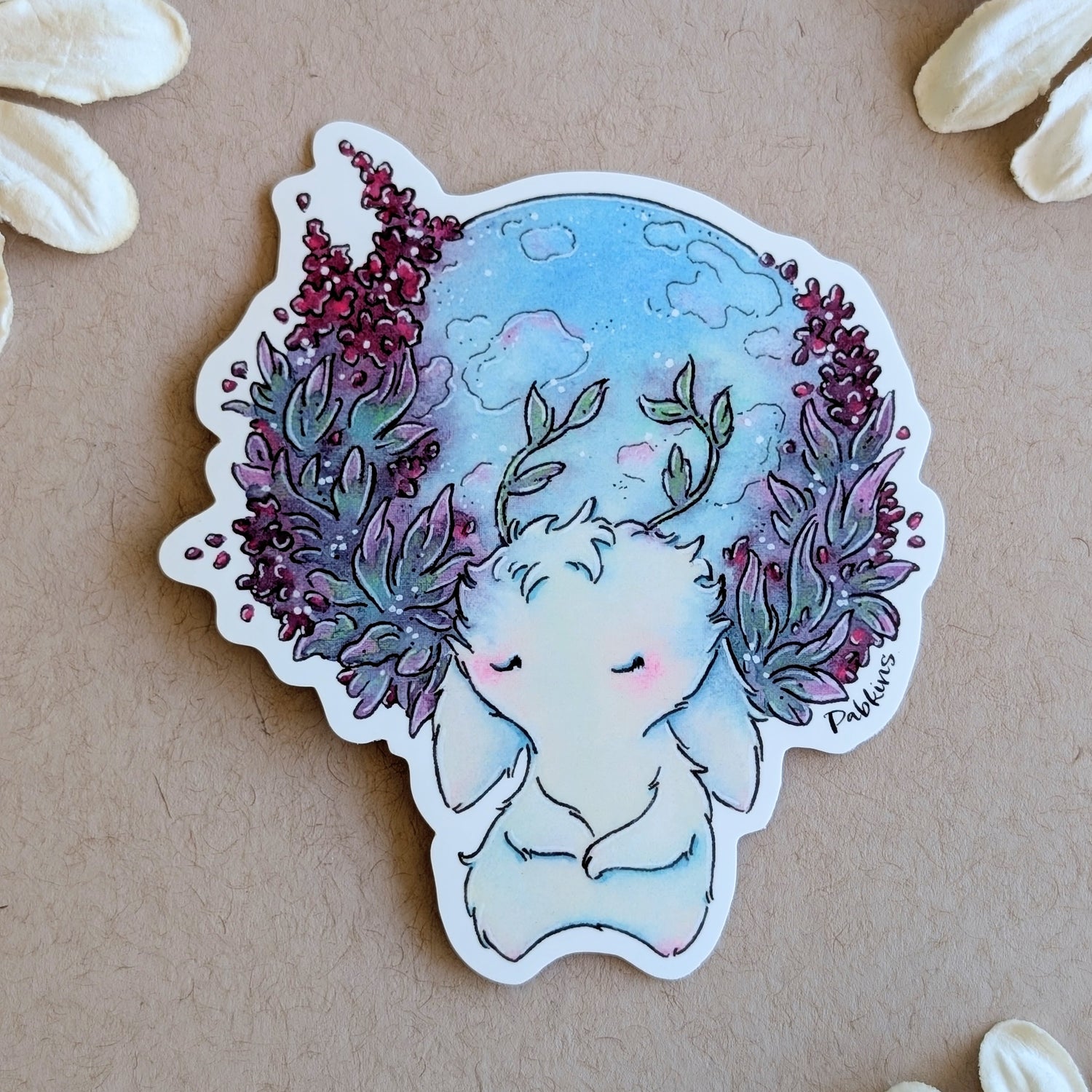 Blue Moon Jackalope - Vinyl Sticker