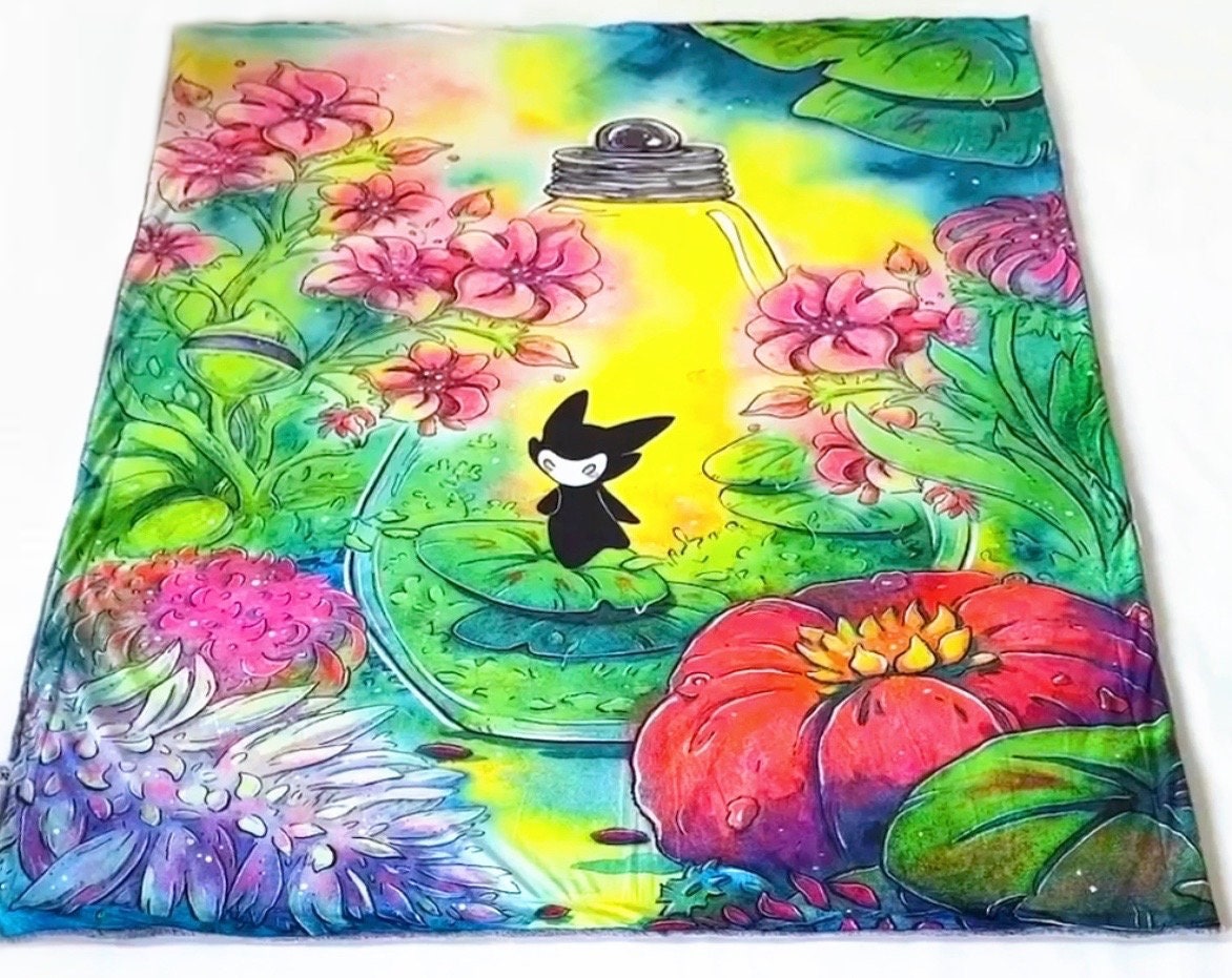 Bright Light, Little Spirit - Full / Queen Blanket Full View