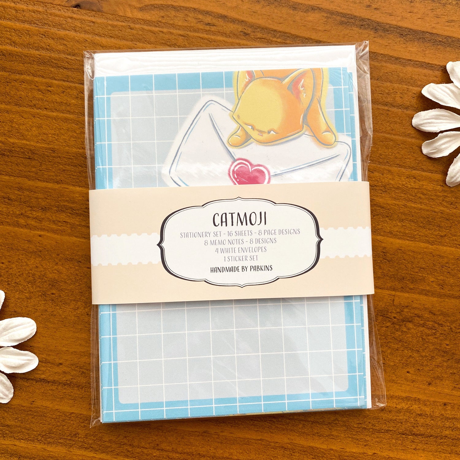 Catmoji Postal Cats - Stationery Pakaged