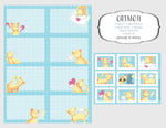 Catmoji Postal Cats - Stationery set Front View