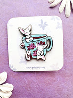 Coffee Critters - hard enamel pin alt view 2