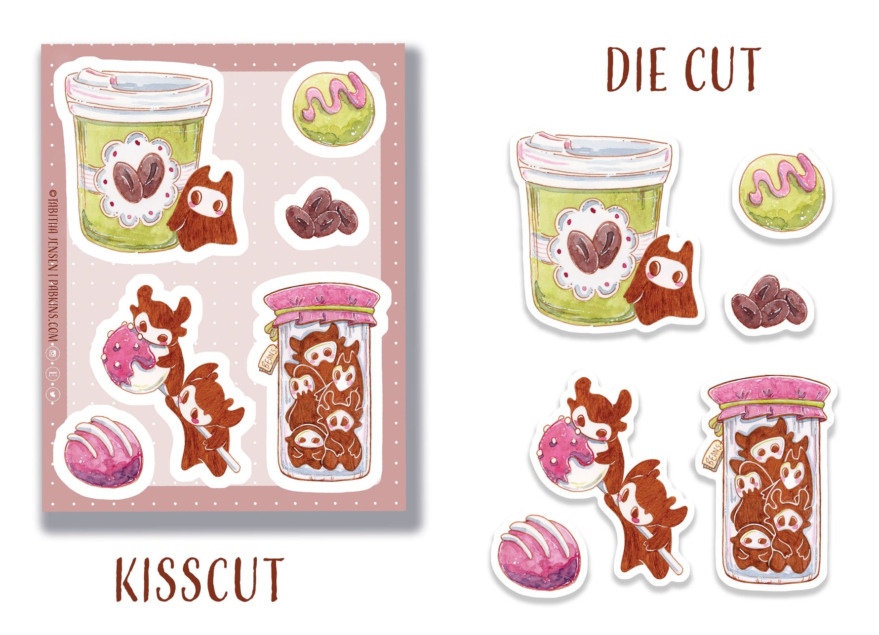 Coffee Please - Little Spirits - Stationery set Alt View