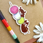 Dango Mochi Spirit - vinyl sticker Alt View 2