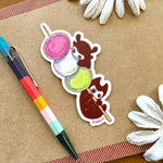 Dango Mochi Spirit - vinyl sticker Front View