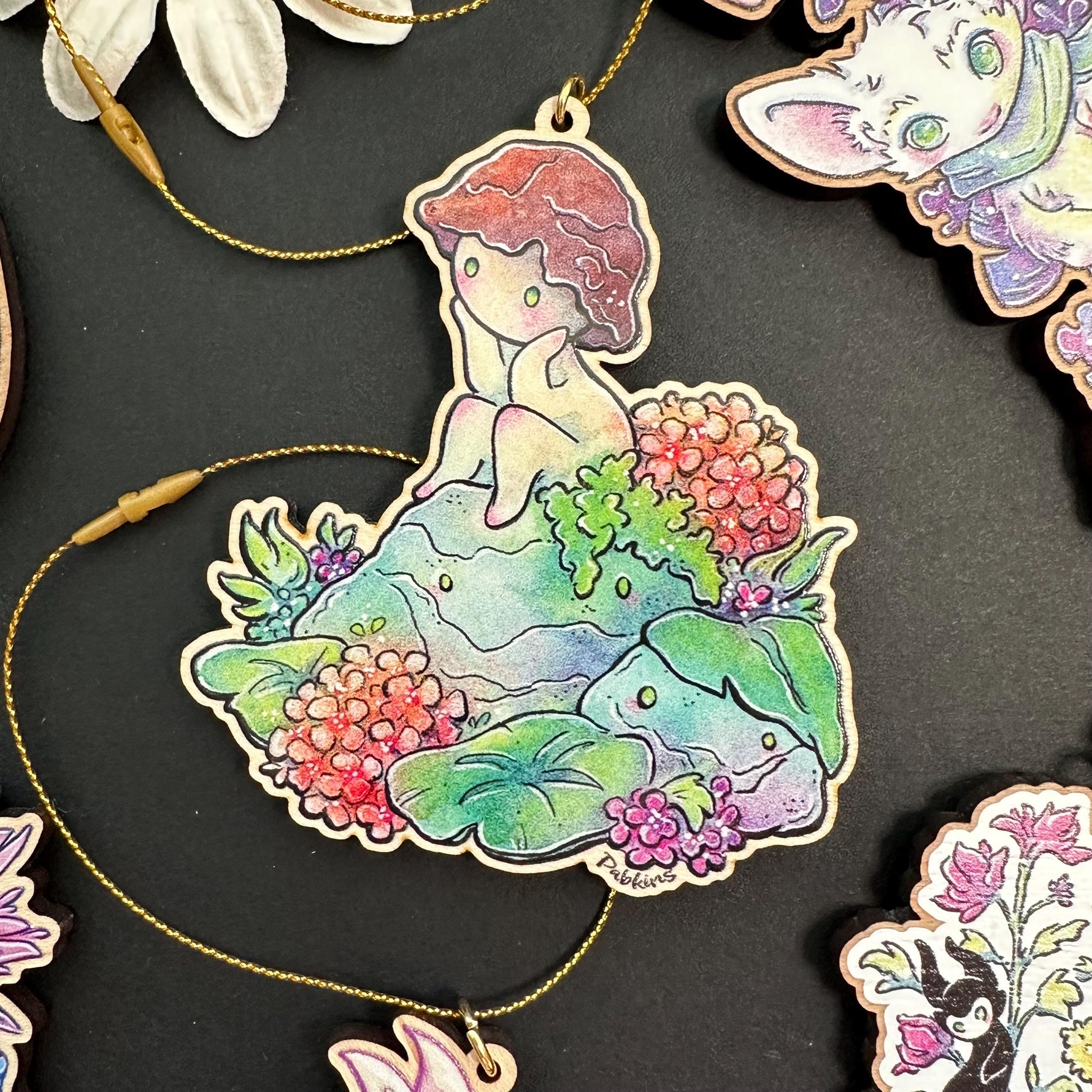 Daydreaming Mushi - Ornament Single View