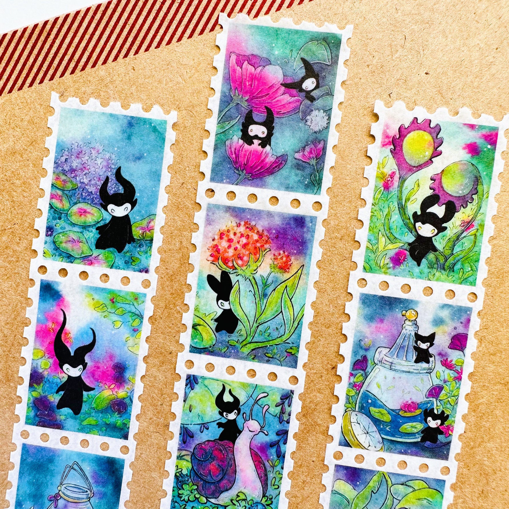 Enchanted Garden - Stamp Style Washi Tape Alt View