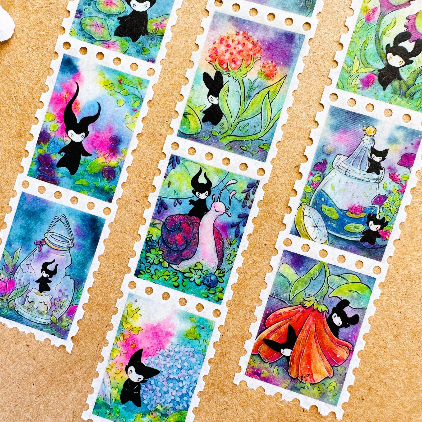 Enchanted Garden - Stamp Style Washi Tape Alt View 2