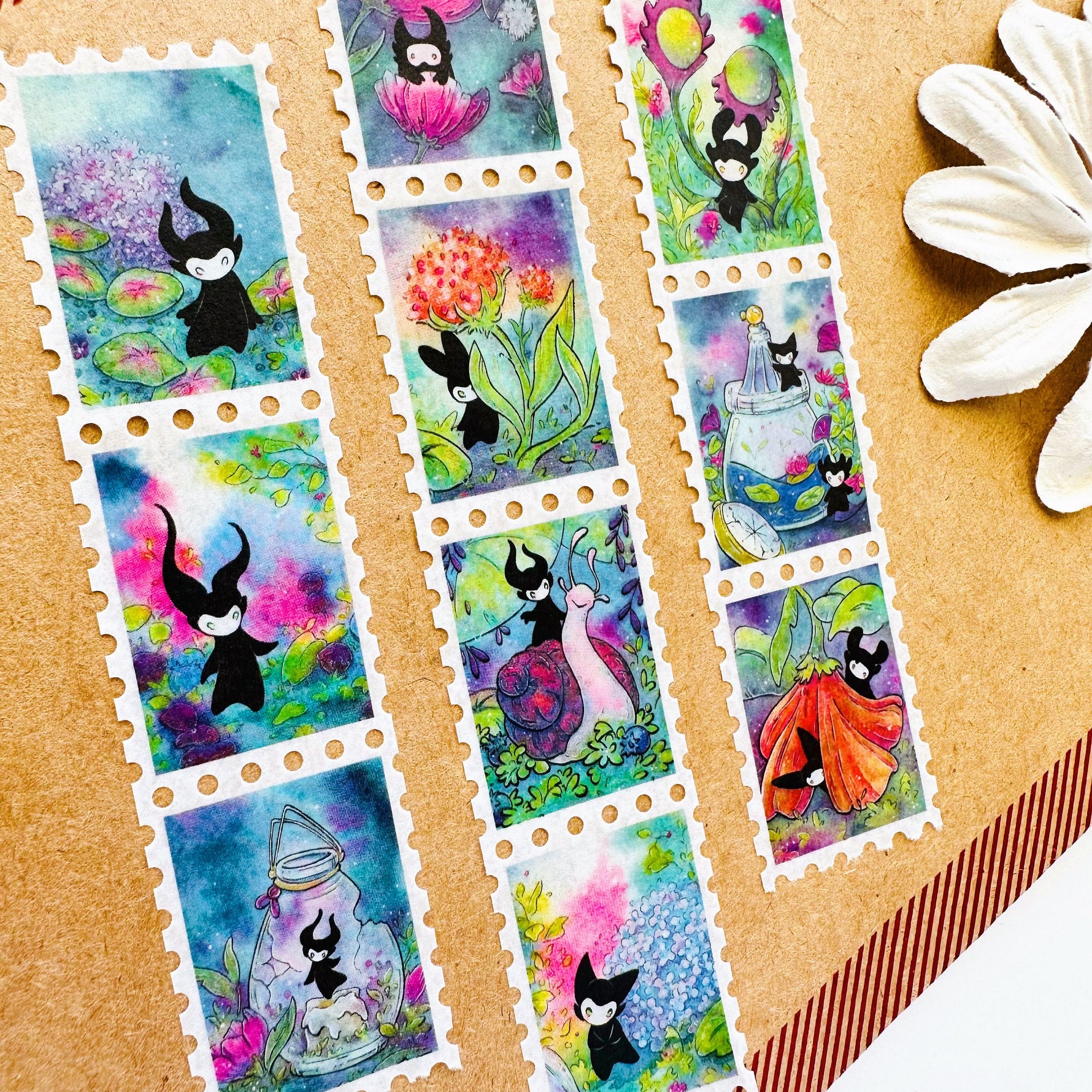 Enchanted Garden - Stamp Style Washi Tape Alt View 3