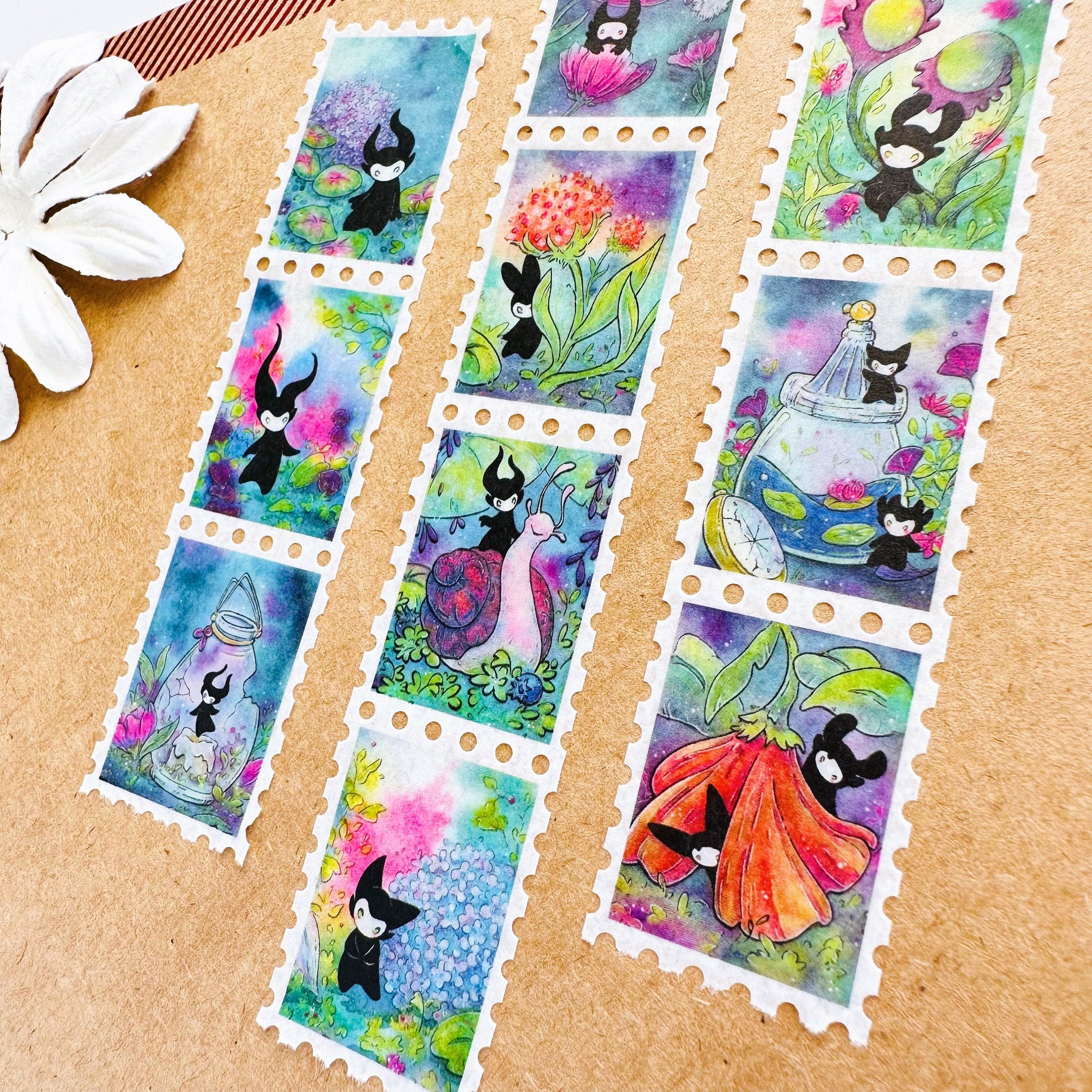 Enchanted Garden - Stamp Style Washi Tape Alt View 4