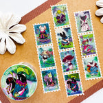 Fanciful Creatures - Stamp Style Washi Tape Front View Alt View 4