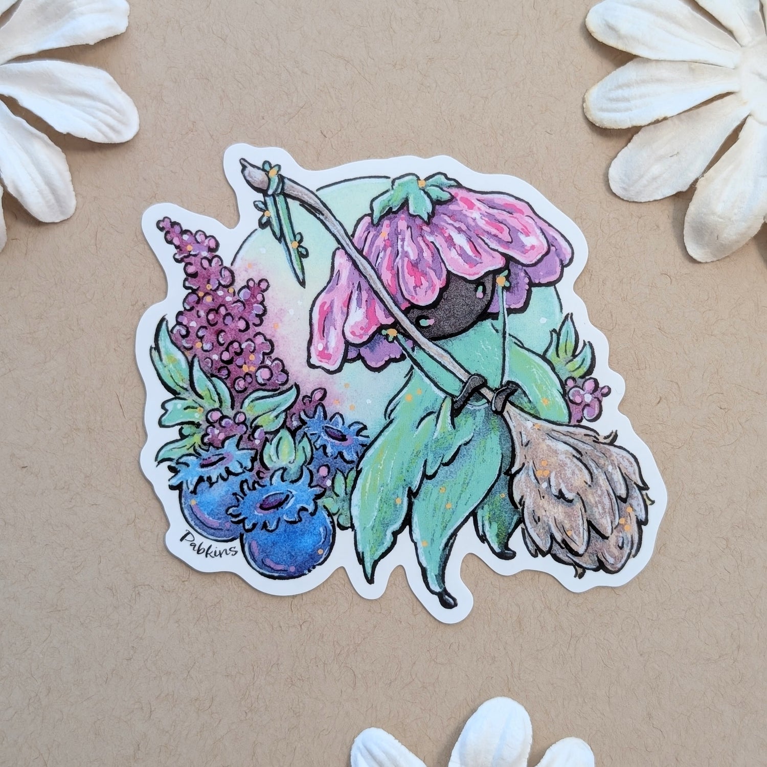 Flower Fairy - Vinyl Sticker