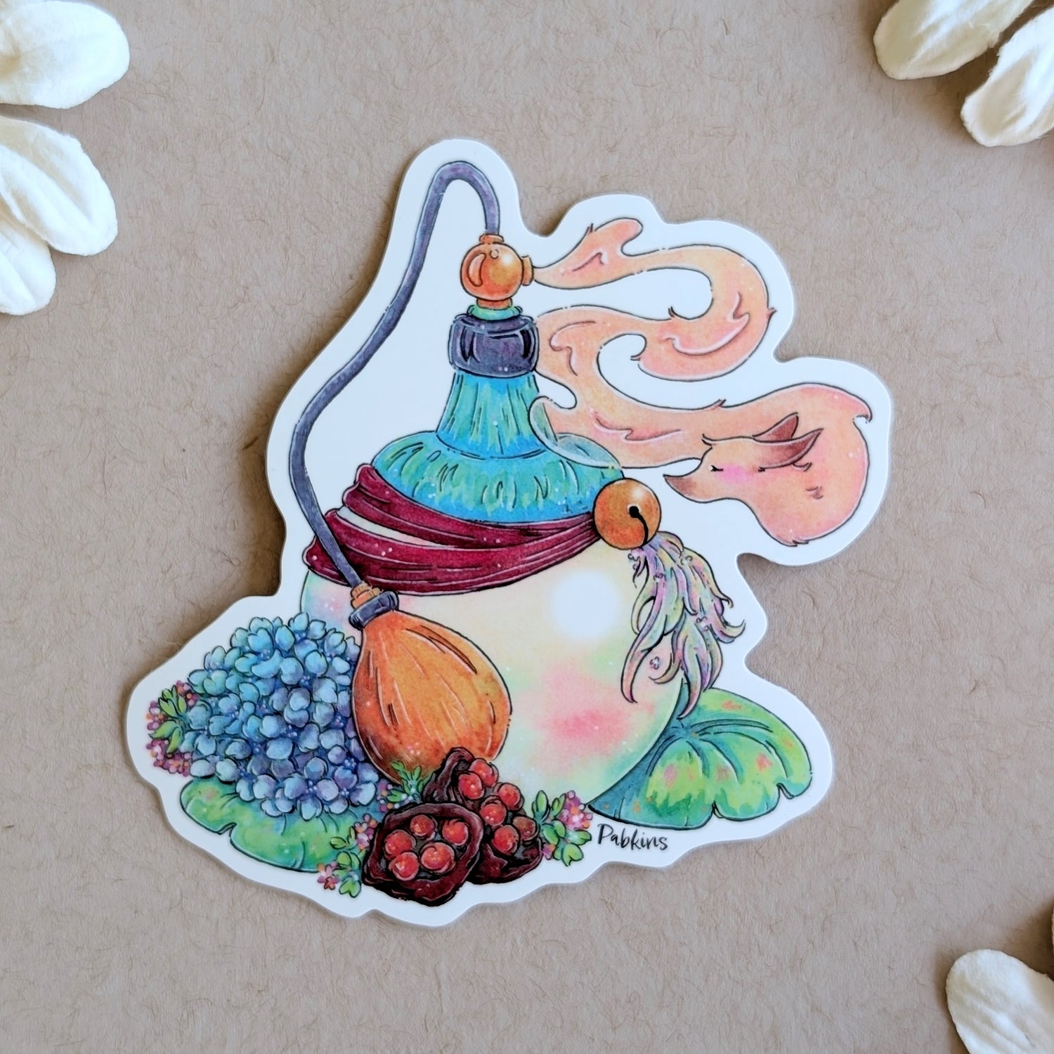 Foxy Perfume - Vinyl Sticker