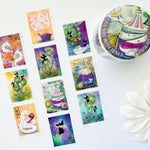 Friends with Foxes - Stamp Style washi tape Front View