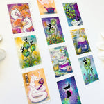 Friends with Foxes - Stamp Style washi tape Full View