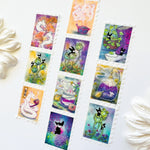 Friends with Foxes - Stamp Style washi tape Full View 3