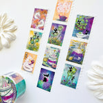 Friends with Foxes - Stamp Style washi tape Full View 6