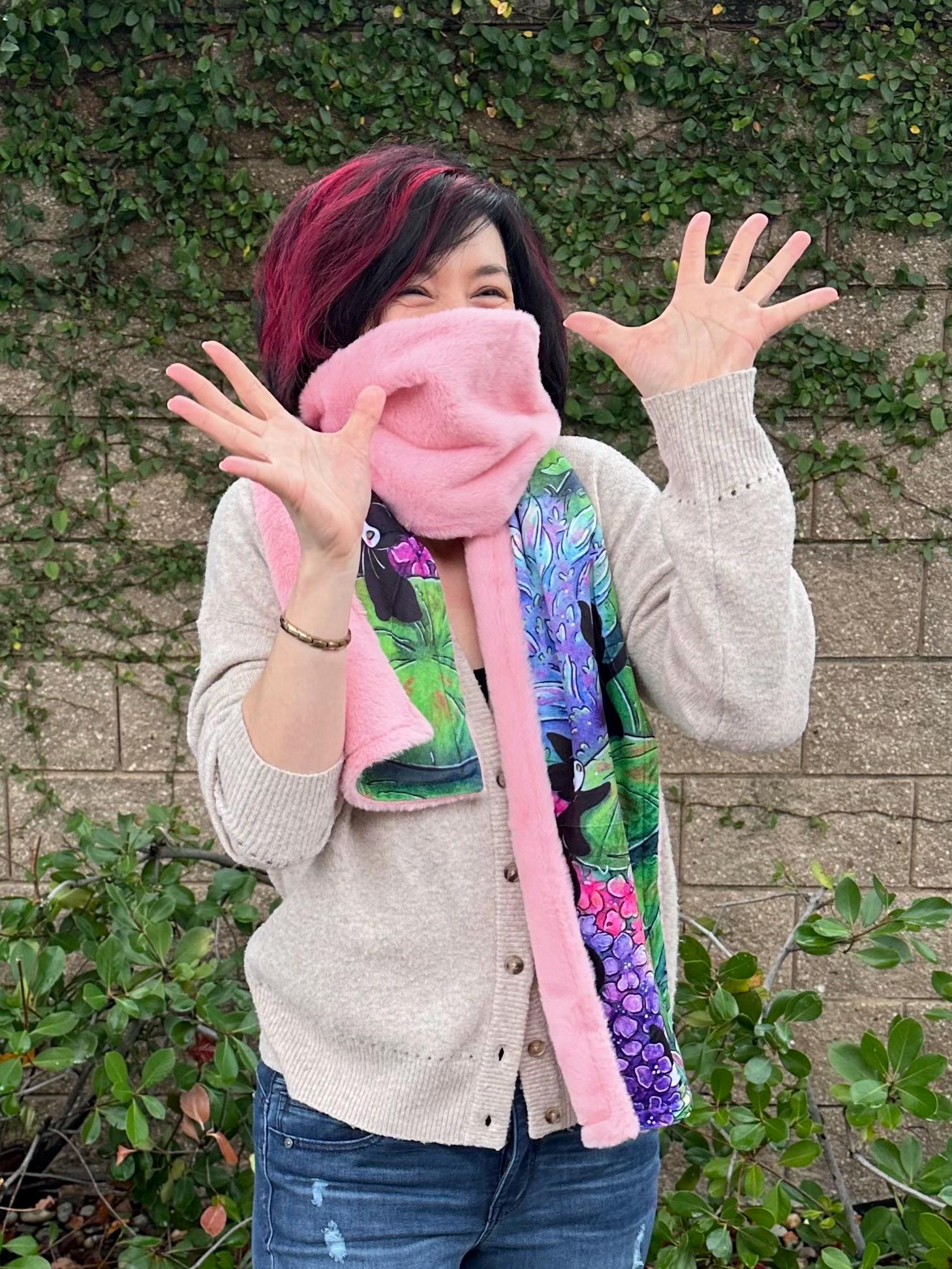 Hydrangea Spirits - Ultra Soft Scarf Alt