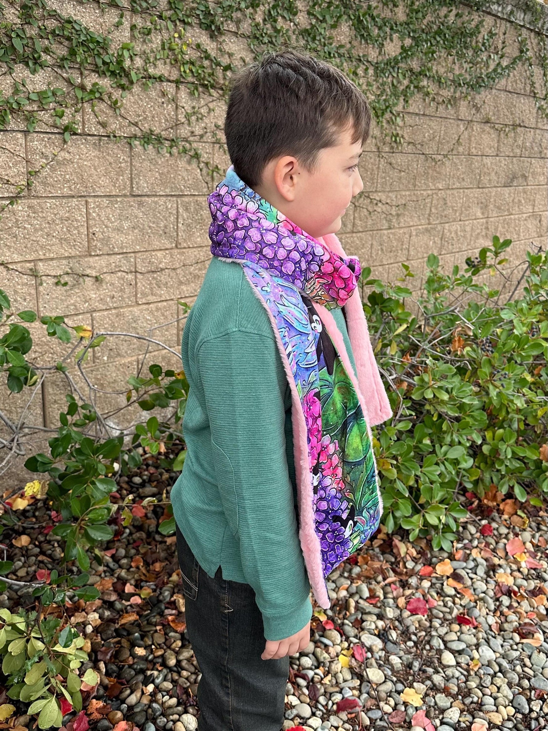 Hydrangea Spirits - Ultra Soft Scarf Full Alt