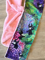 Hydrangea Spirits - Ultra Soft Scarf closeup 1