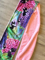 Hydrangea Spirits - Ultra Soft Scarf closeup 2