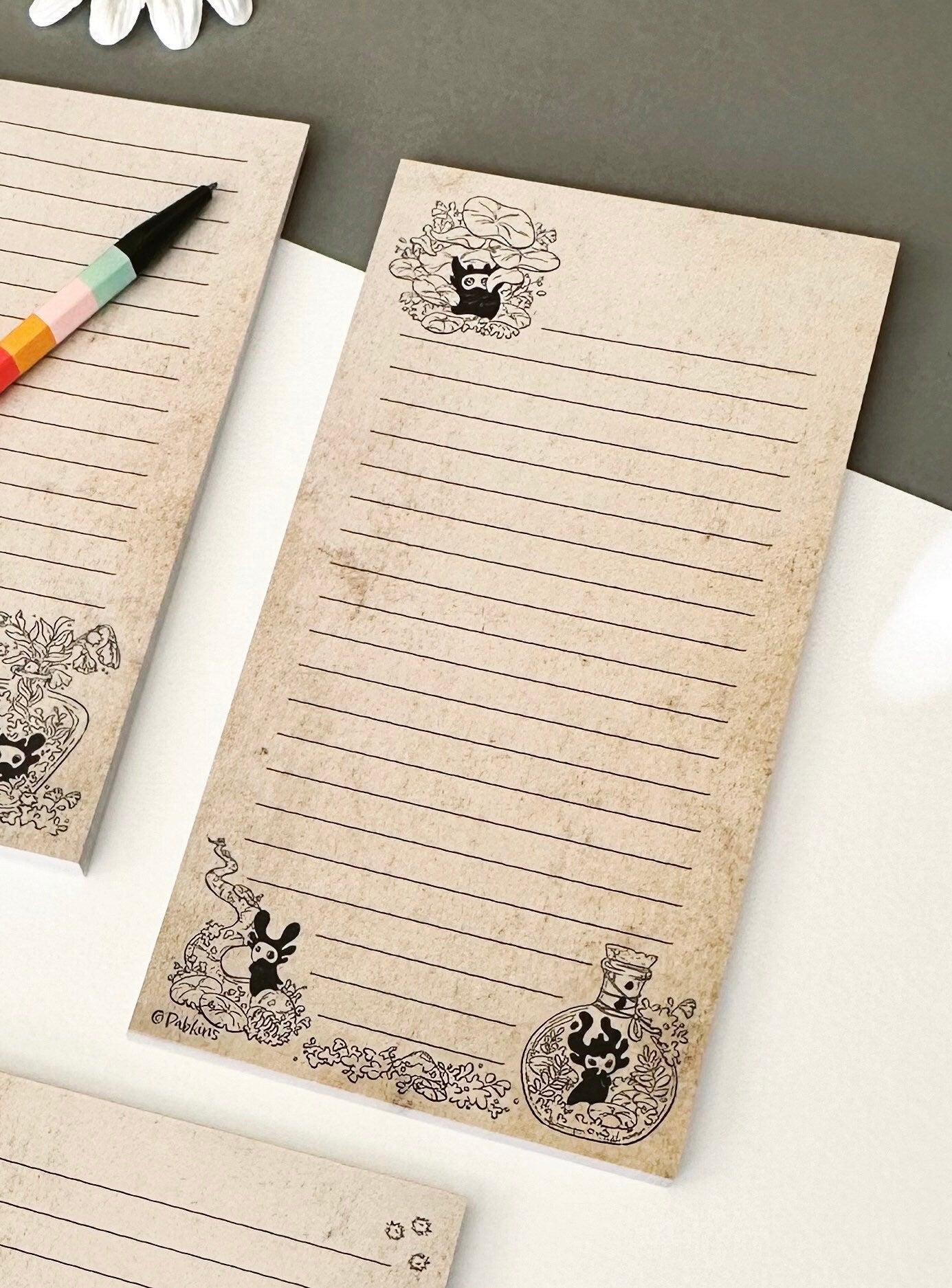 Inky Spirits - Stationery notepad set notepad 2