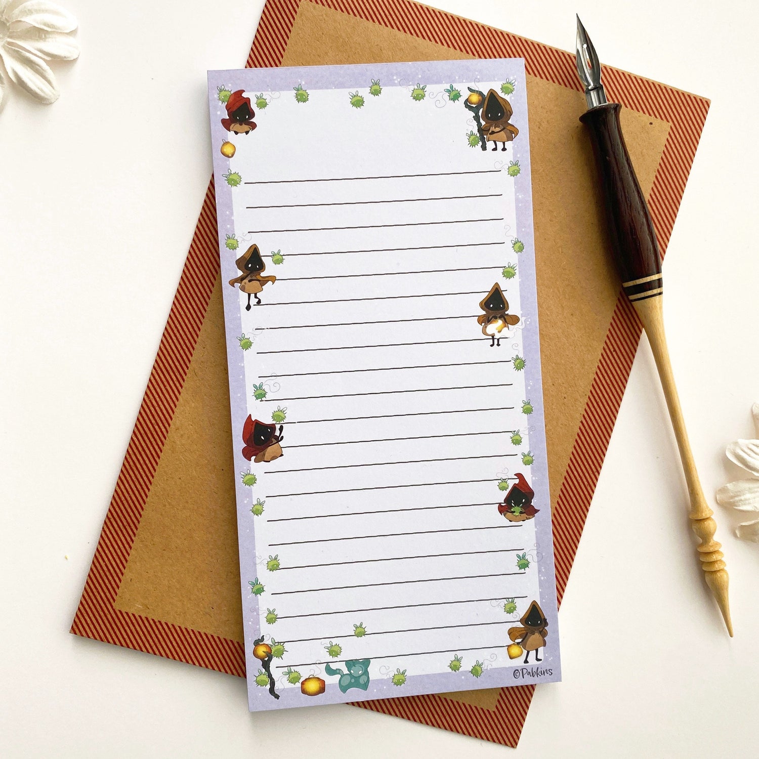Lantern Light - List notepad Front