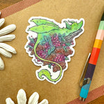 Lazy Dragon - vinyl sticker Alt View 2