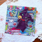 Lens cloth - Cat in the Library
