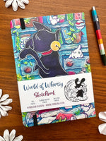 Library Cat - Hardcover Sketchbook Back