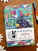 Library Cat - Hardcover Sketchbook Front
