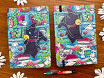 Library Cat - Hardcover Sketchbook Front View