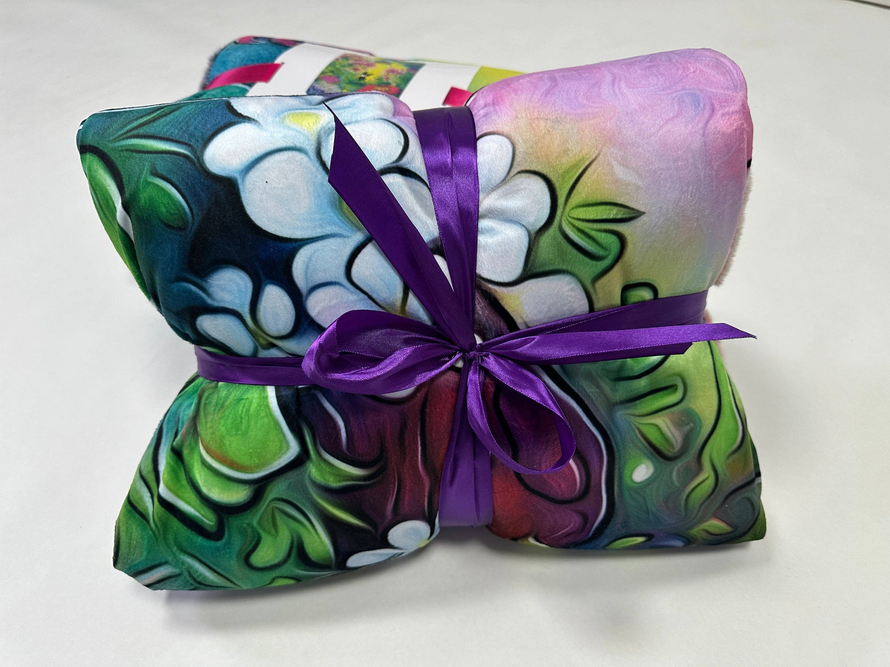 Little Spirit Jar and Smoke Fox - Full / Queen Blanket Packaged Alt View