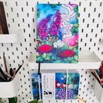 Little Spirit Jar and Smoke Fox - Hardcover Sketchbook & Notebook Front view Alt