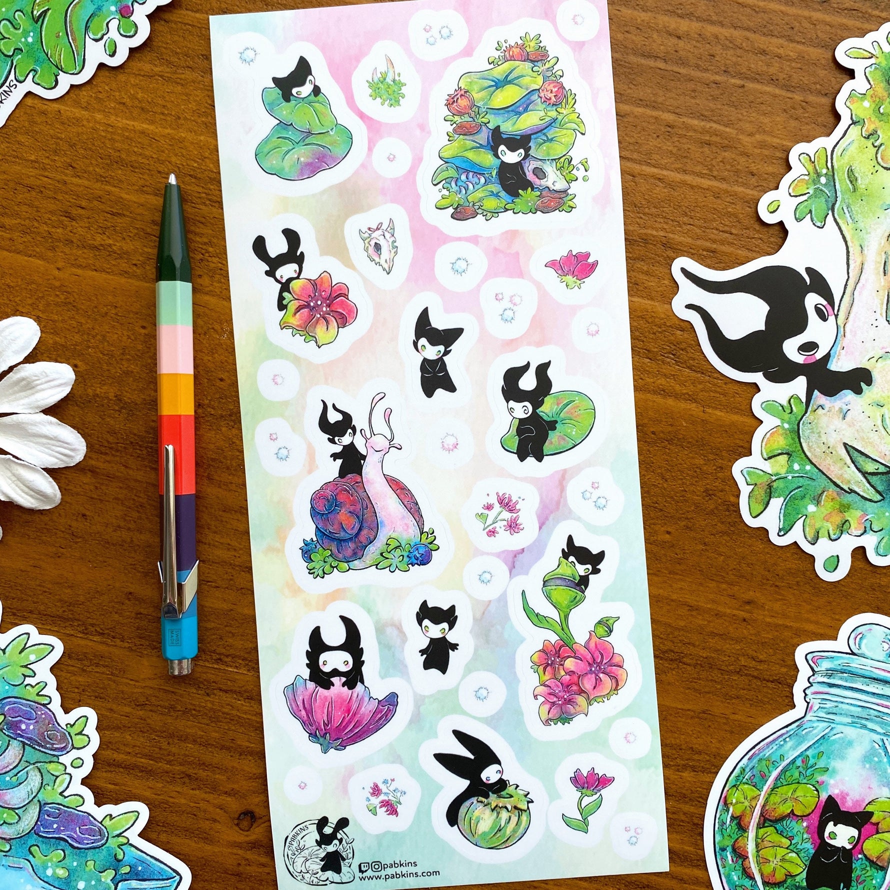 Little Spirits - 5 Sheet designs - vinyl sticker sheet 2