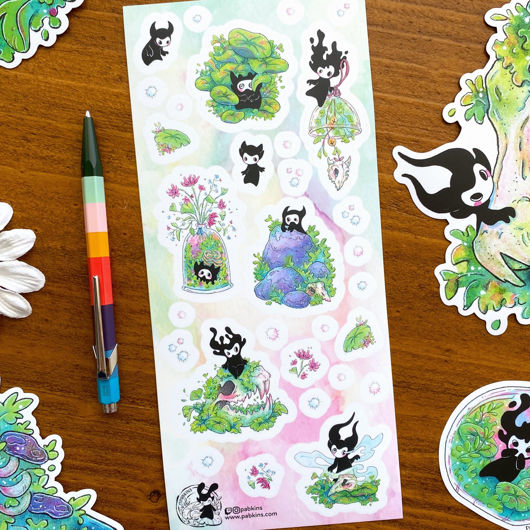 Little Spirits - 5 Sheet designs - vinyl sticker sheet 3