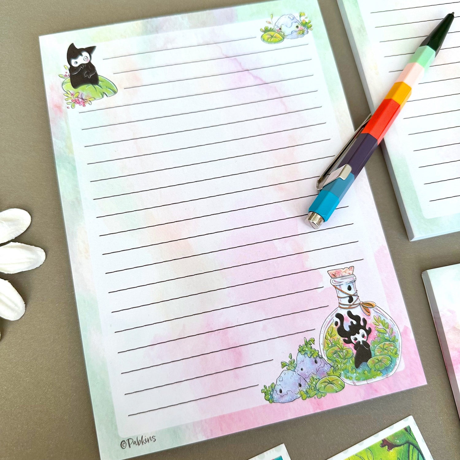 Little Spirits - Stationery notepad set alt view