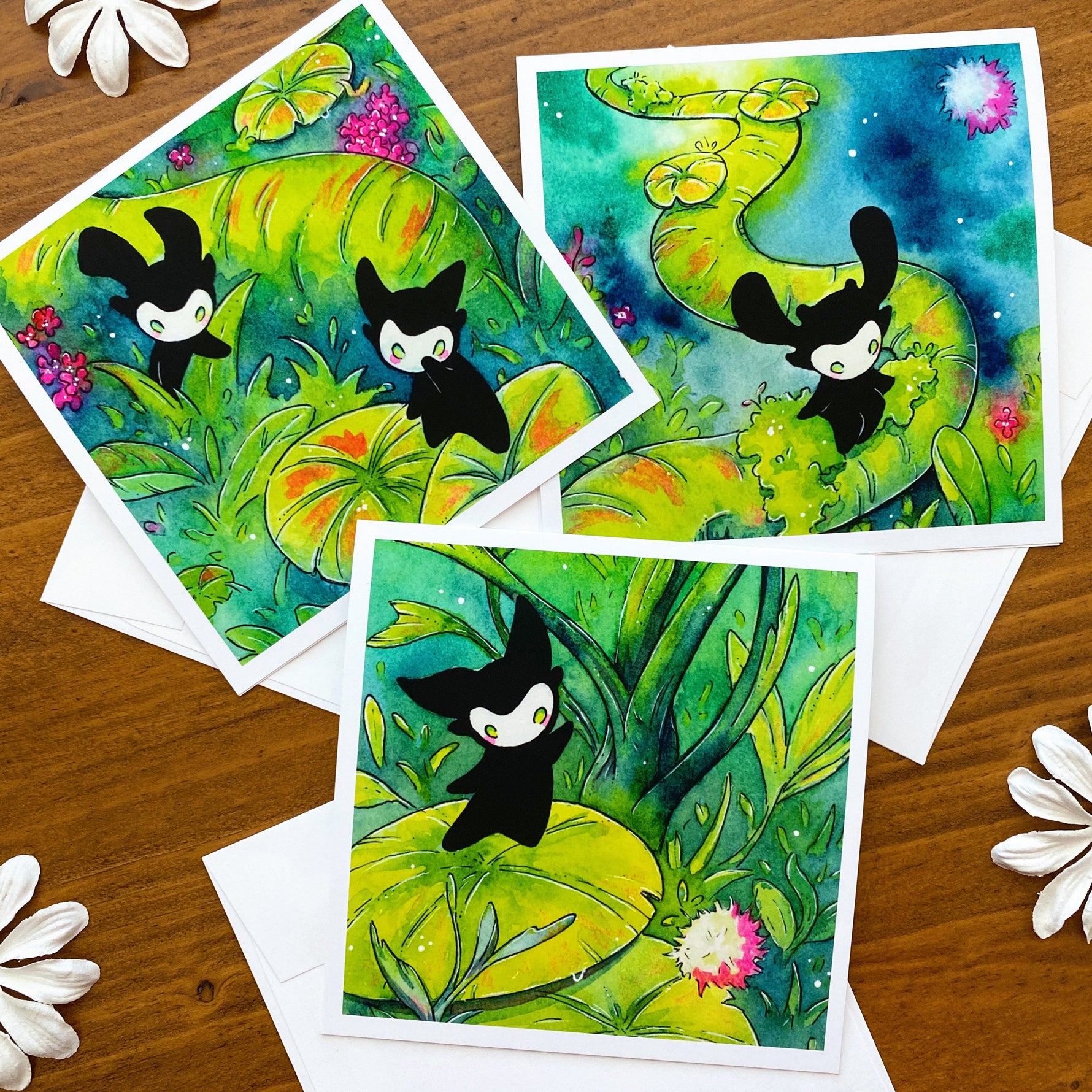 Little Spirits - blank greeting cards