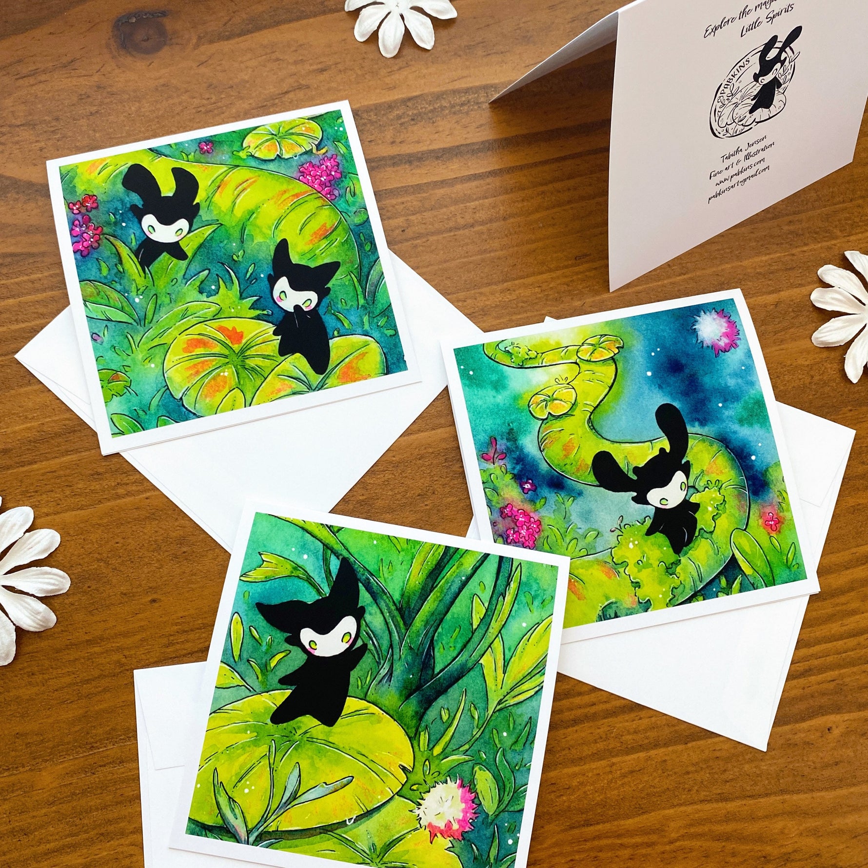 Little Spirits - blank greeting cards Alt View 2