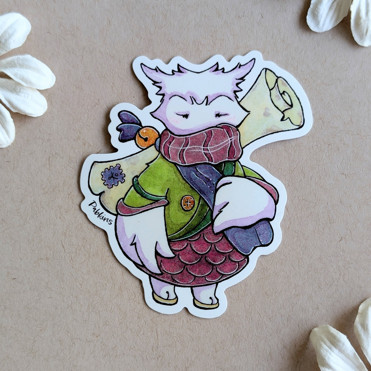 Messenger Owl - Vinyl Sticker